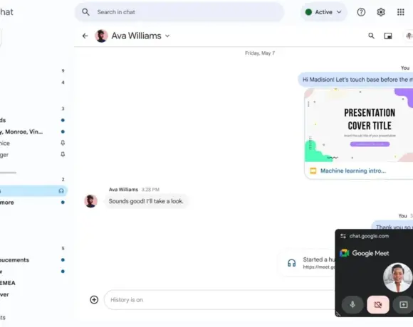 Google Chat lance des « huddles » à l’instar de Slack