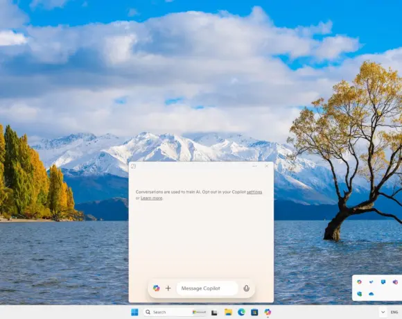 windows copilot quick view