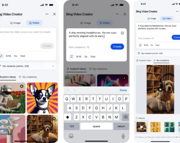 Bing lance un outil d’IA gratuit pour créer des vidéos à partir de texte