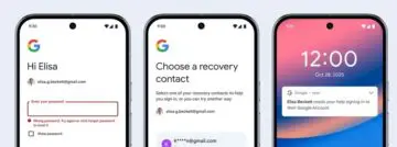 Google account - recovery contact