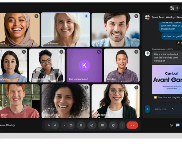 Google Meet conserve désormais les messages de chat pendant les réunions