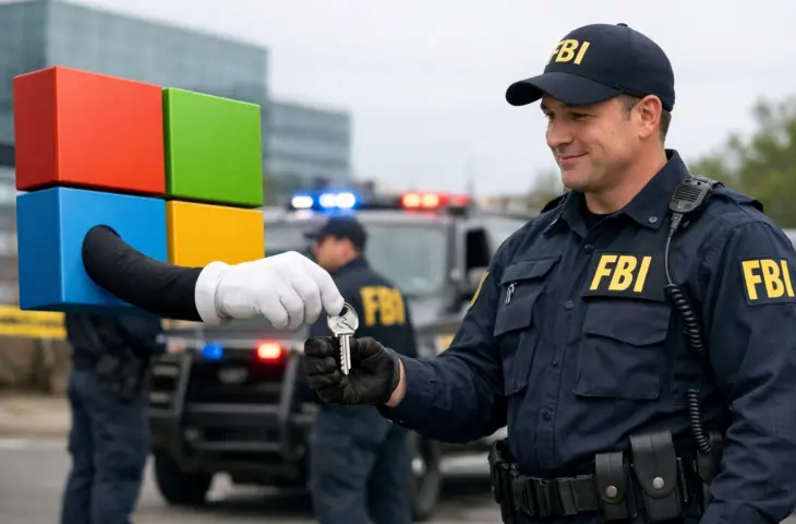 Microsoft a remis la clé Bitlocker au FBI