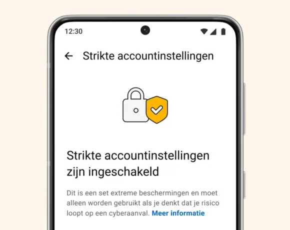 Strikte accountinstellingen WhatsApp