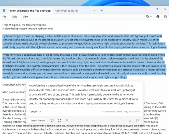 windows kladblok ai samenvattingen