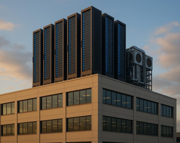 Groot datacenter in bedrijf
