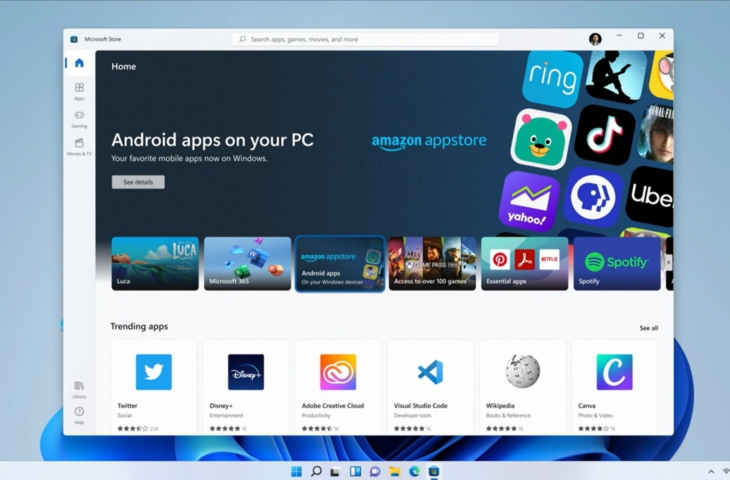 Windows 11 Amazon Appstore